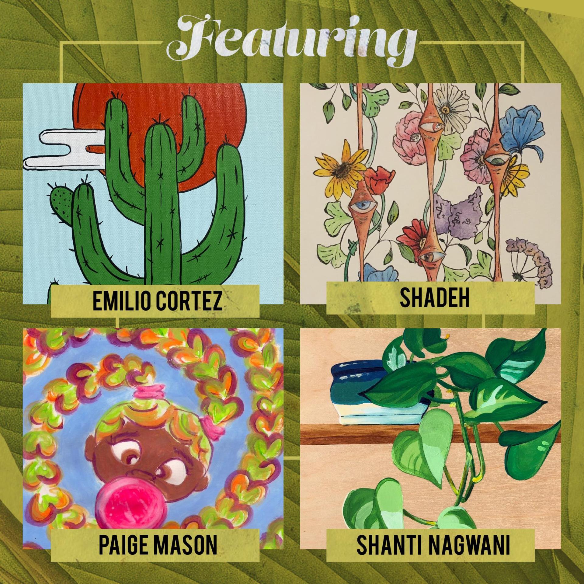 Artists including Cortez, Shadeh, Mason & Nagwani